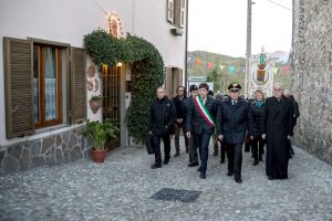 Arrivo delle autorità a Corneda