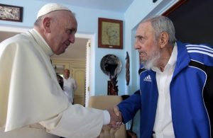 Papa e Fidel Castro