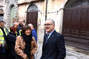 Il priore Giuliano Gussoni e la direttrice Rossana Vallelonga