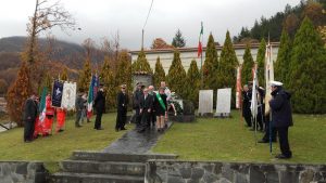 Regnano, un momento della cerimonia in ricordo dei caduti del 23 novembre 1944