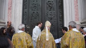 Chiusura Porta Santa della Concattedrale a Pontremoli