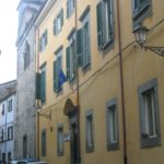 La facciata della sede pontremolese dell'istituto Pacinotti-Belmesseri