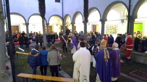 Inaugurazione del "Centro Fratello Sole" nel chiostro di San Francesco a Villafranca