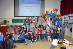 Corrilunigiana: premiazione dei piccoli corridori