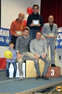 Corrilunigiana: la premiazione dei tre presidenti dei gruppi sportivi più numerosi