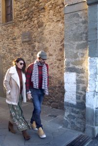 Gigi Buffon a Filetto insieme Ilaria D'Amico