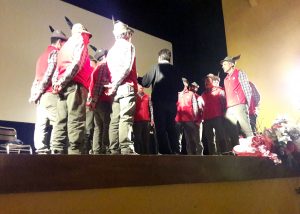 Il Coro Ana Monte Sillara durante il concerto di Villafranca