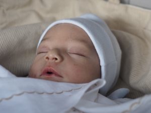 Nicolò se la dorme all'aria fresca della frazione Lunigianese