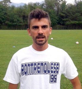 Il giocatore della Pontremolese 1919 Luca Caroli