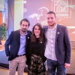 Leonardo Filippi (primo a sinistra) con Maria Panariello e Maurizio Franco