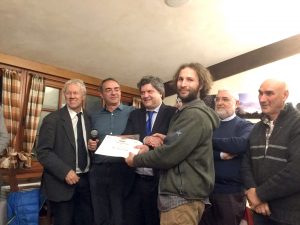 Concorso farina castagne: la premiazione dell'azienda vincitrice "La Bucolika di Fazzano"