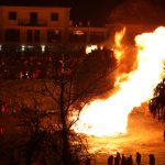 Il falò di San Geminiano dello scorso anno