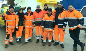 Il gruppo dei volontari Vab a Murcia