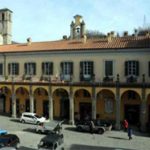 La facciata del Comune di Pontremoli