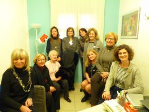 L'interno della stanza dei colloquio con le donne, a vario titolo, coinvolte nel progetto