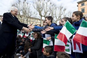 Il Presidente della Repubblica, Sergio Mattarella, in visita a Lucca