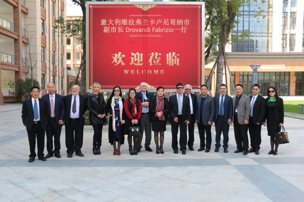 Fabrizio Drovandi del comune di Villafranca in Lunigiana in Cina