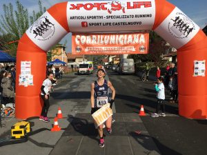 Luciana Bertuccelli prima assoluto