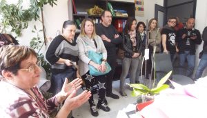 Protesta genitori scuola materna di Via Don Minzoni