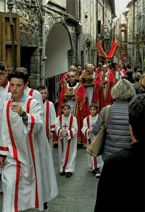 Virgoletta in festa  in onore delle reliquie dei “Corpi Santi”