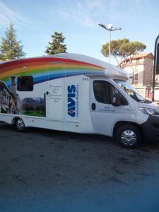 L'autoemoteca donata al gruppo "Avis" di Amatrice