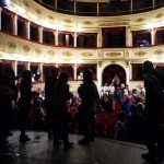 Spettacolo al Teatro della Rosa delle ragazze dell'IPM nel giugno 2017 (Foto Massimo Pasquali)