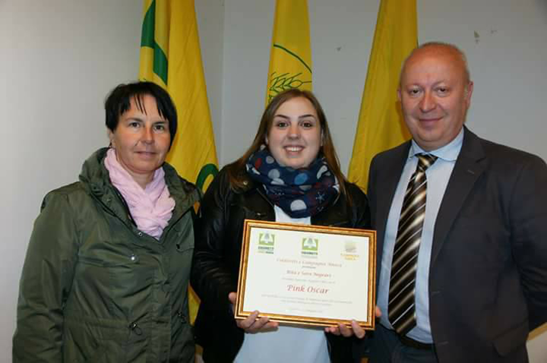 Il “Pink Oscar” ad un’azienda agricola di Mochignano Il “Pink Oscar” ad un’azienda agricola di Mochignano