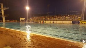La piscina del Villasport a Villafranca
