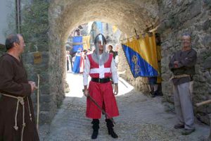 Un momento della manifestazione di Regnano "Anno Domini"