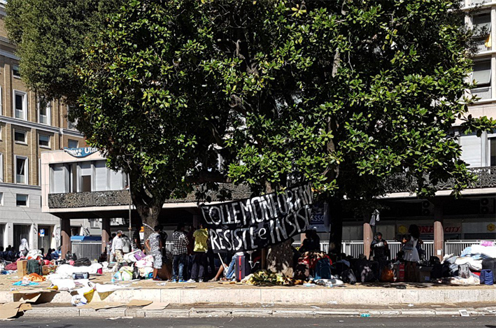 Lo sgombero dei rifugiati a Roma: i problemi si risolvono con il dialogo e non con la forza