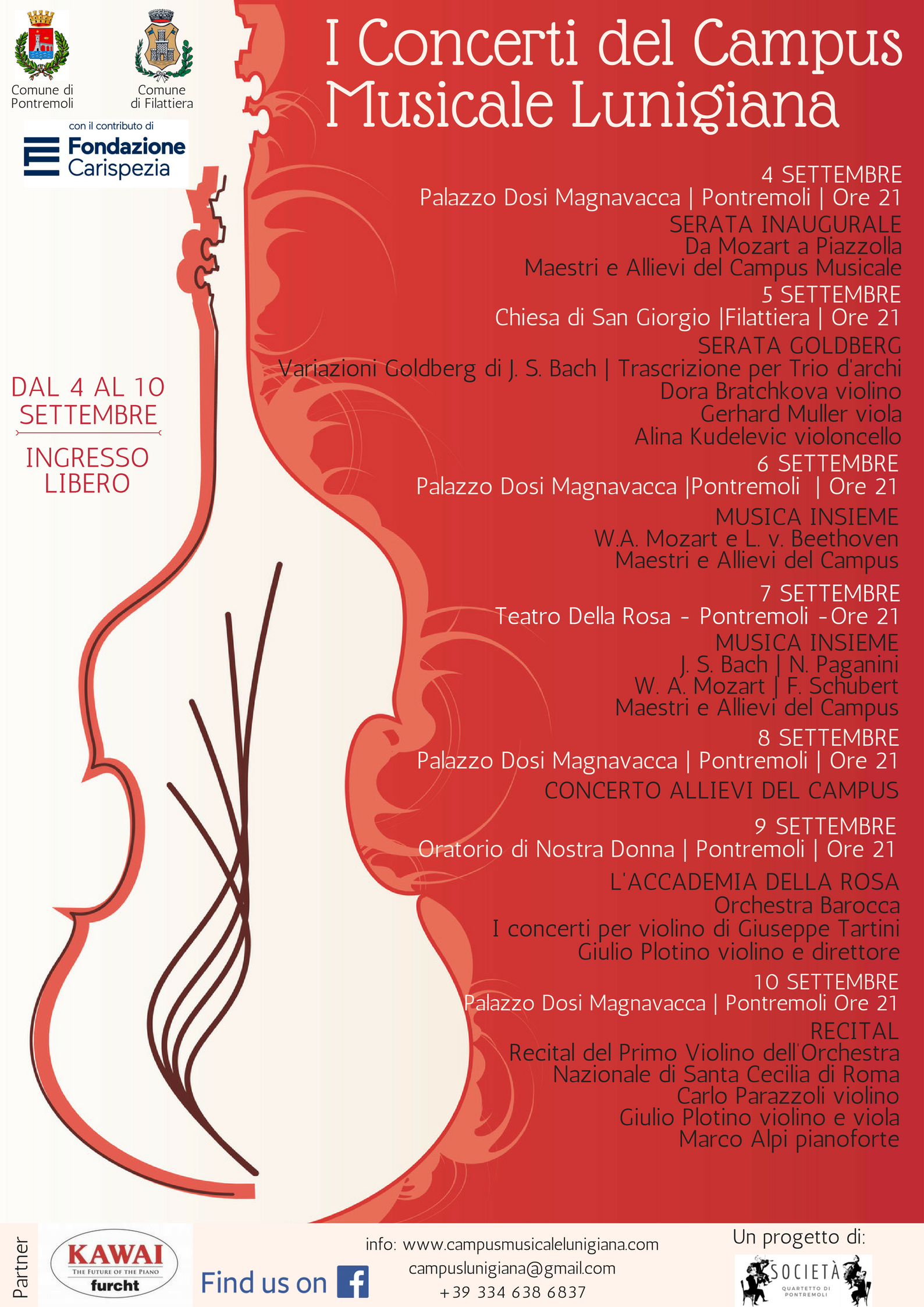 Al via il “Campus Musicale della Lunigiana” Al via il “Campus Musicale della Lunigiana”