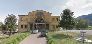 La facciata del Comune di Mulazzo