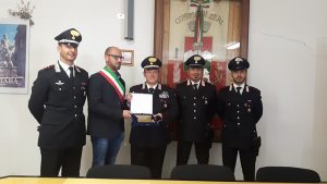 consegna targa carabinieri Zeri