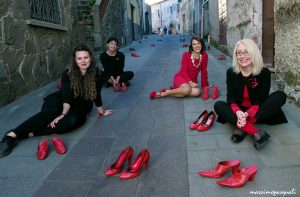 donne scarpette rosse