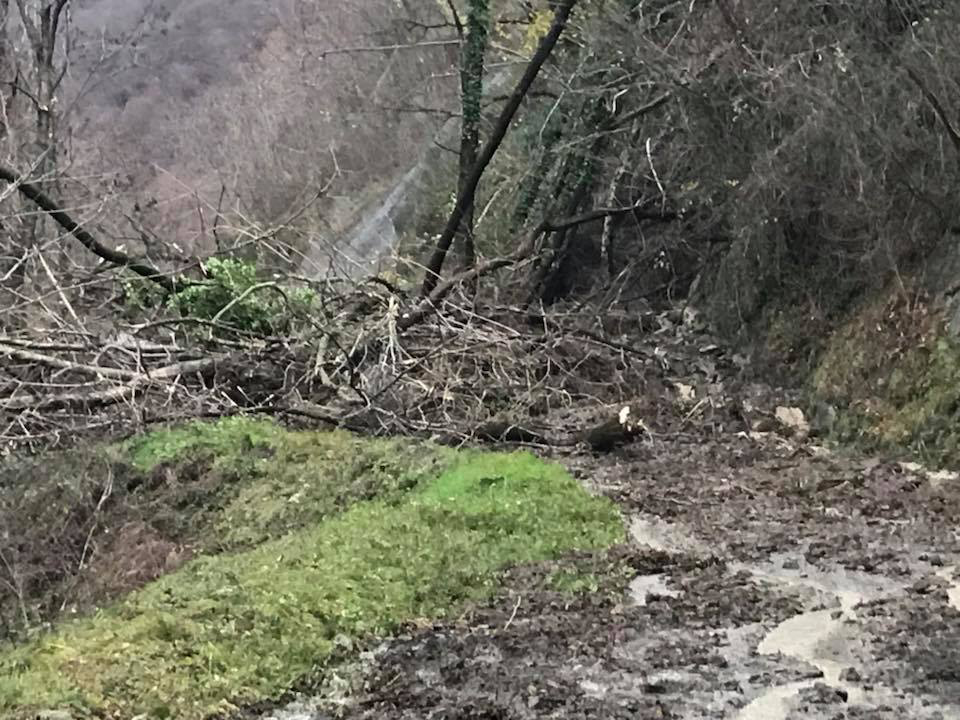 La Lunigiana flagellata da pioggia battente e forte vento La Lunigiana flagellata da pioggia battente e forte vento