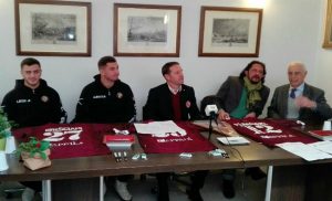 Un momento della presentazione di Nicolas Bresciani