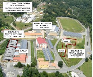Il progetto del campus in località Grottò a Bagnone