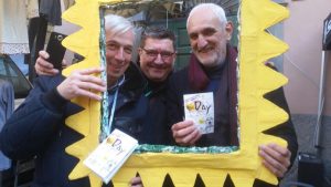 Toruday, la partecipazione, nella giornata di sabato di Silvio Barbero (a destra) vicepresidente di Slow Food Italia