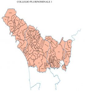 Il collegio plurinominale della Camera che comprende le province di Massa Carrara, Lucca, Pistoia e Prato.