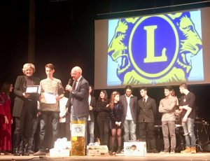 La premiazione di Jacopo Pennuti secondo classificato