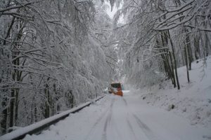 Il passo del Cerreto innevato