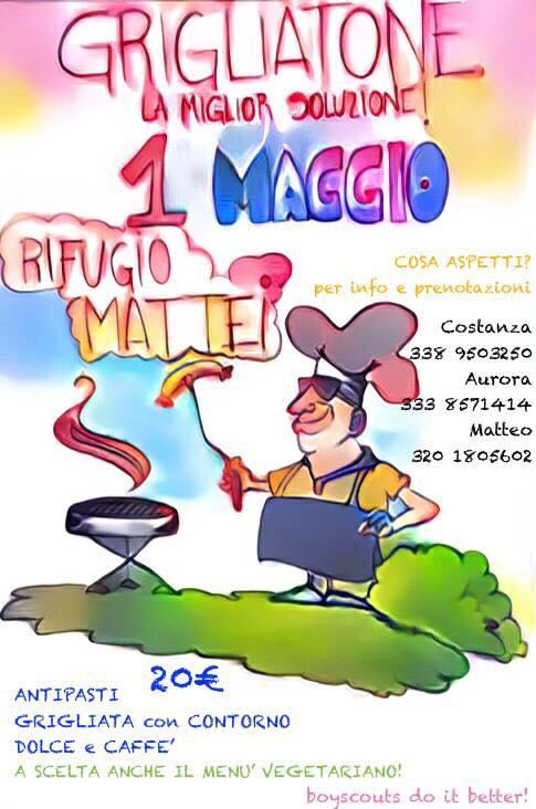 Gli Scout organizzano il grigliatone del primo maggio in Logarghena