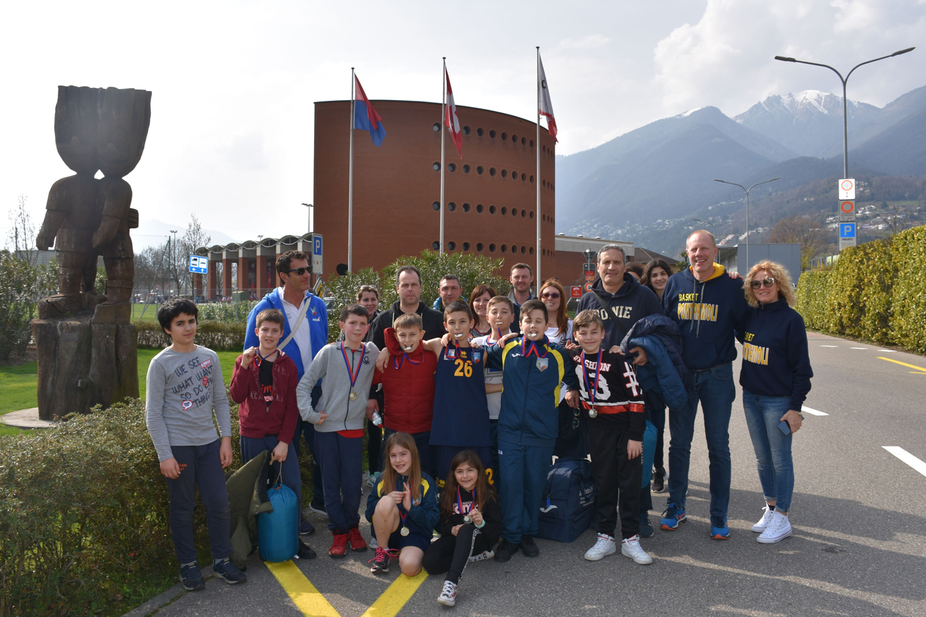Torneo di minibasket in Svizzera per i giovani cestisti della Pontremolese