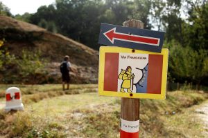 Un tratto della via Francigena