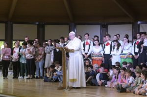 Papa Francesco a Nomadelfia