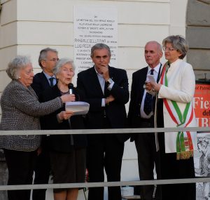 Un momento della manifestazione del 25 Aprile a Pontremoli
