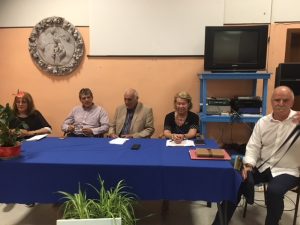 Il tavolo dei relatori
