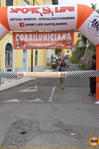 L'arrivo del primo assoluto Quilico
