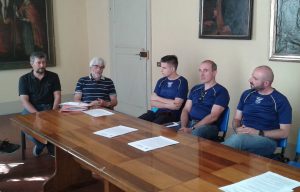 I rappresentanti del Cai di Pontremoli e di Fivizzano