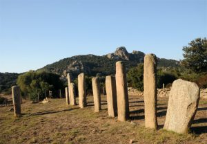 Il gruppo di menhir di Cauria Stantari nel territorio comunale di Sartène, nella Corsica meridionale